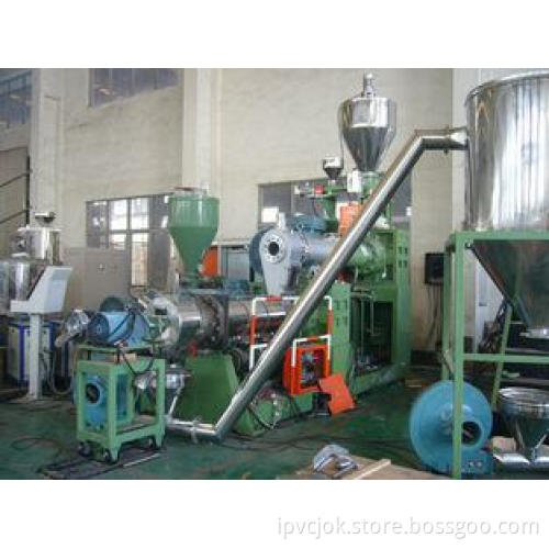 3 KW Two Stage PVC Plastic Pelletizing Line , 950-1020HV